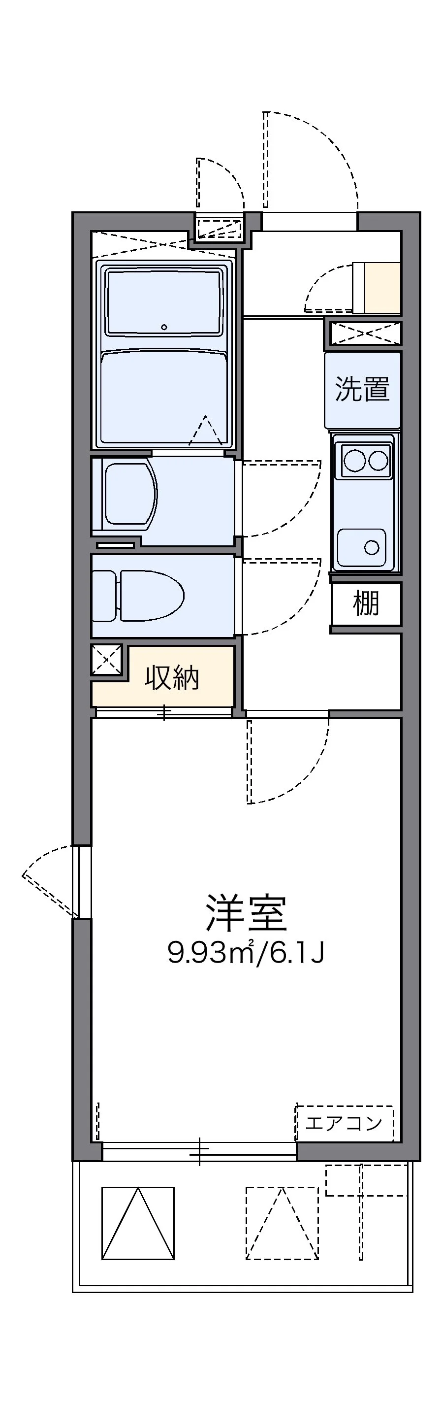 代表的な間取のため実際の間取とは異なる場合があります