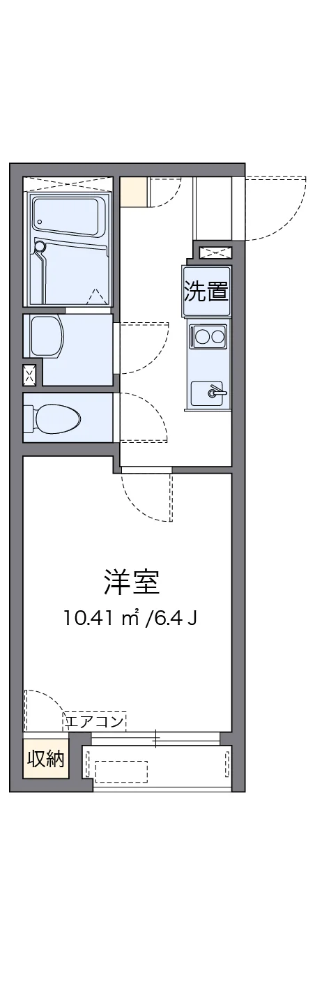代表的な間取のため実際の間取とは異なる場合があります