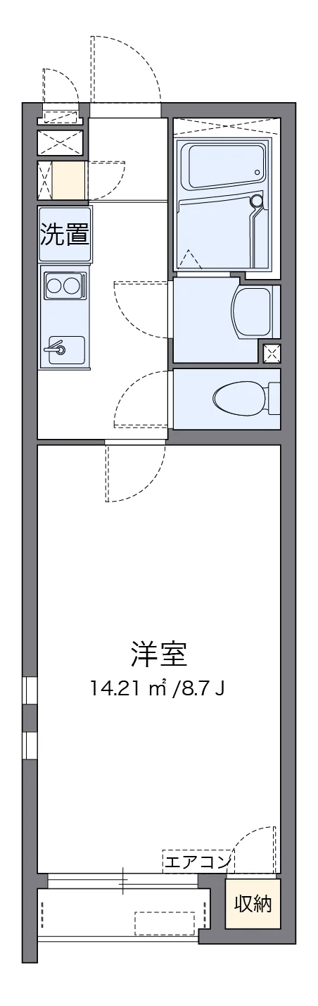 代表的な間取のため実際の間取とは異なる場合があります