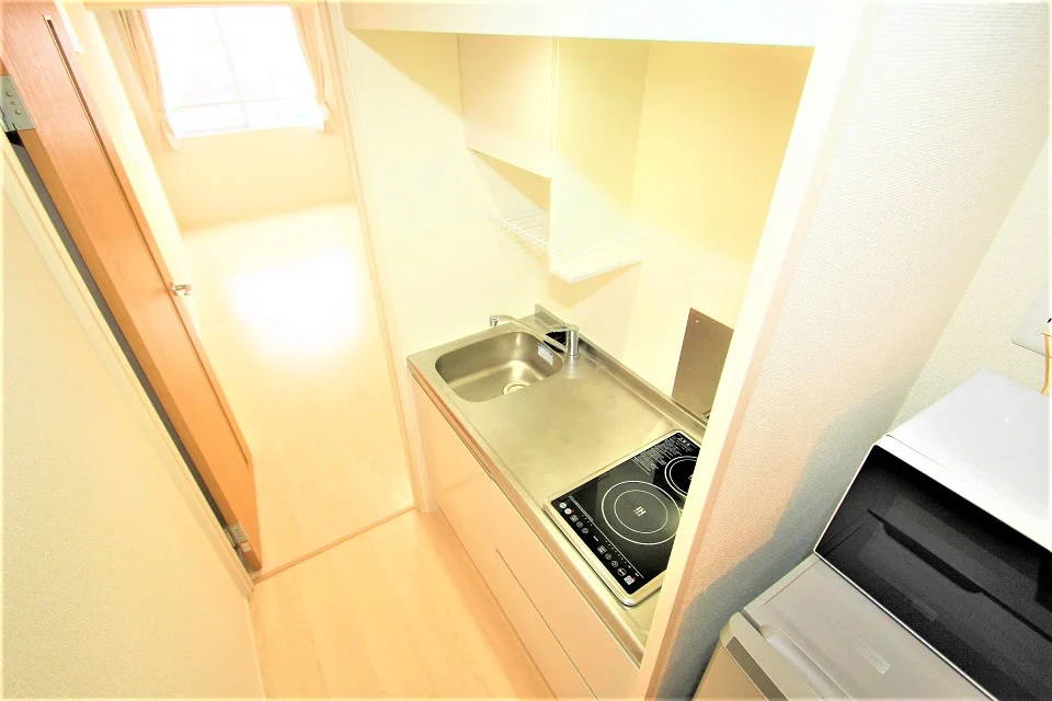 IH2口コンロです！料理もバッチリですね！