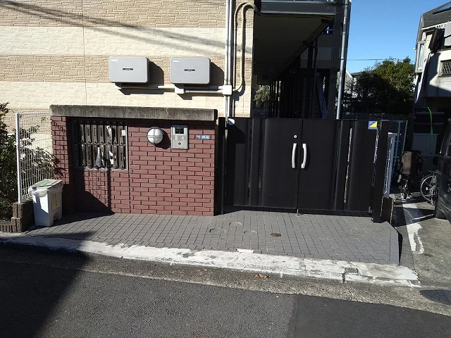 オートロックゲート設置