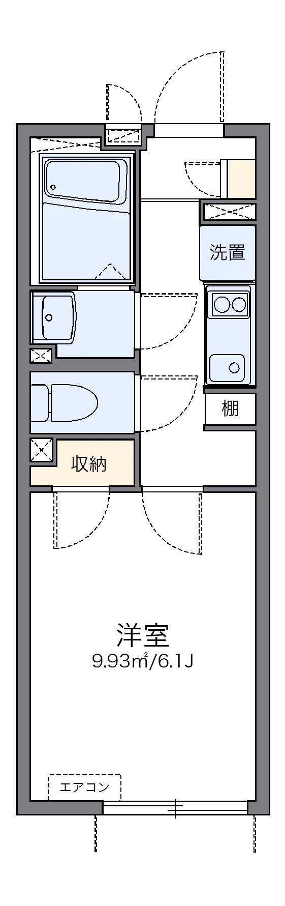 代表的な間取のため実際の間取とは異なる場合があります