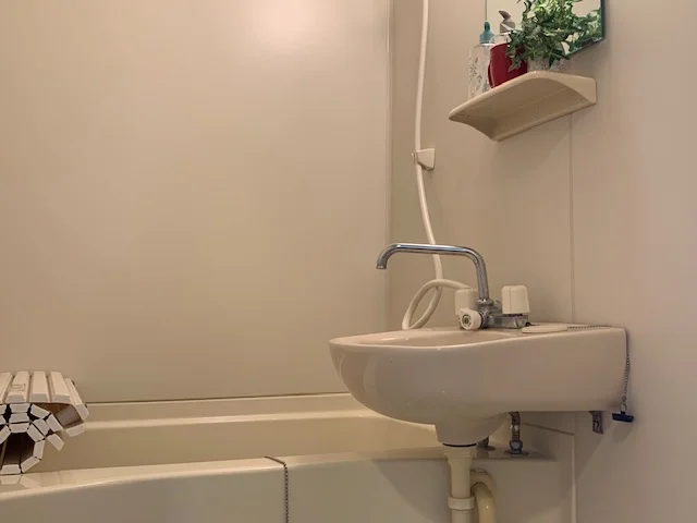 面付きのお風呂となっています。