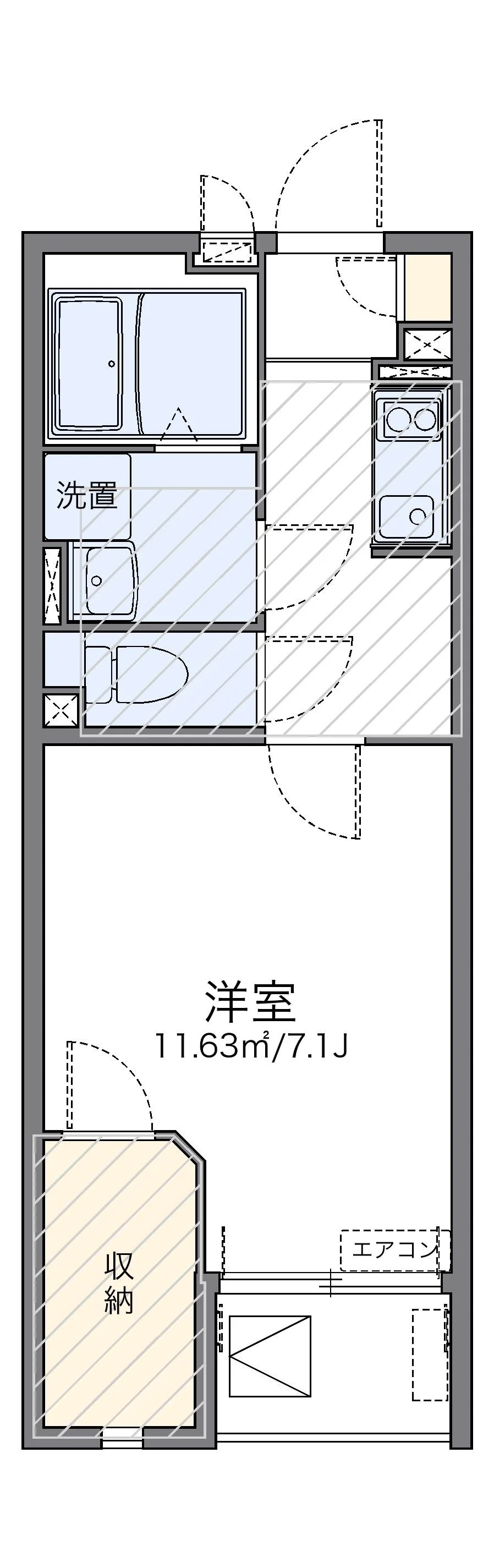 代表的な間取のため実際の間取とは異なる場合があります
