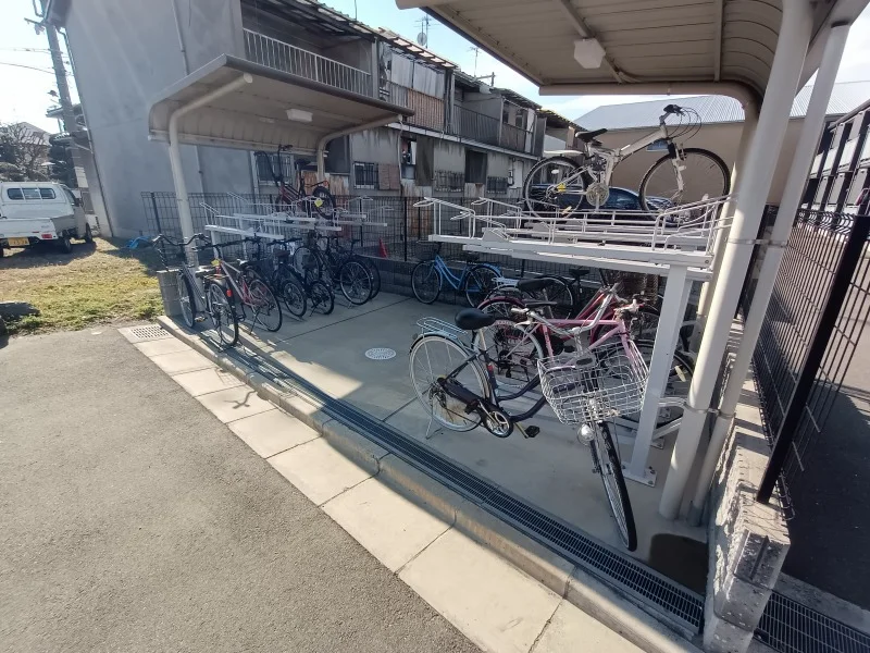 駐輪スペースです。