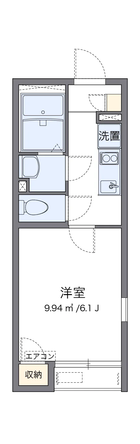 代表的な間取のため実際の間取とは異なる場合があります