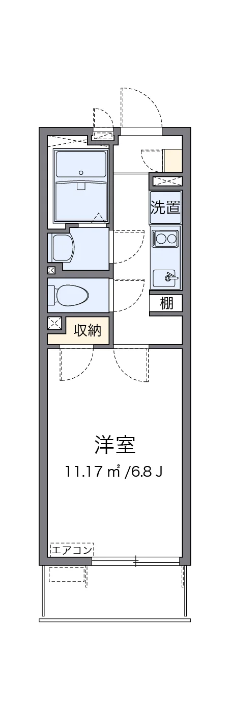 代表的な間取のため実際の間取とは異なる場合があります
