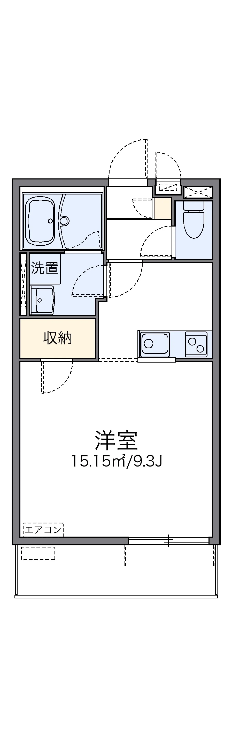 代表的な間取のため実際の間取とは異なる場合があります