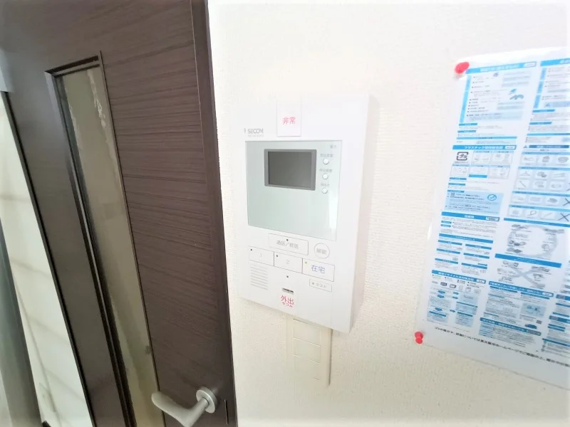 モニター付きインターホン付き