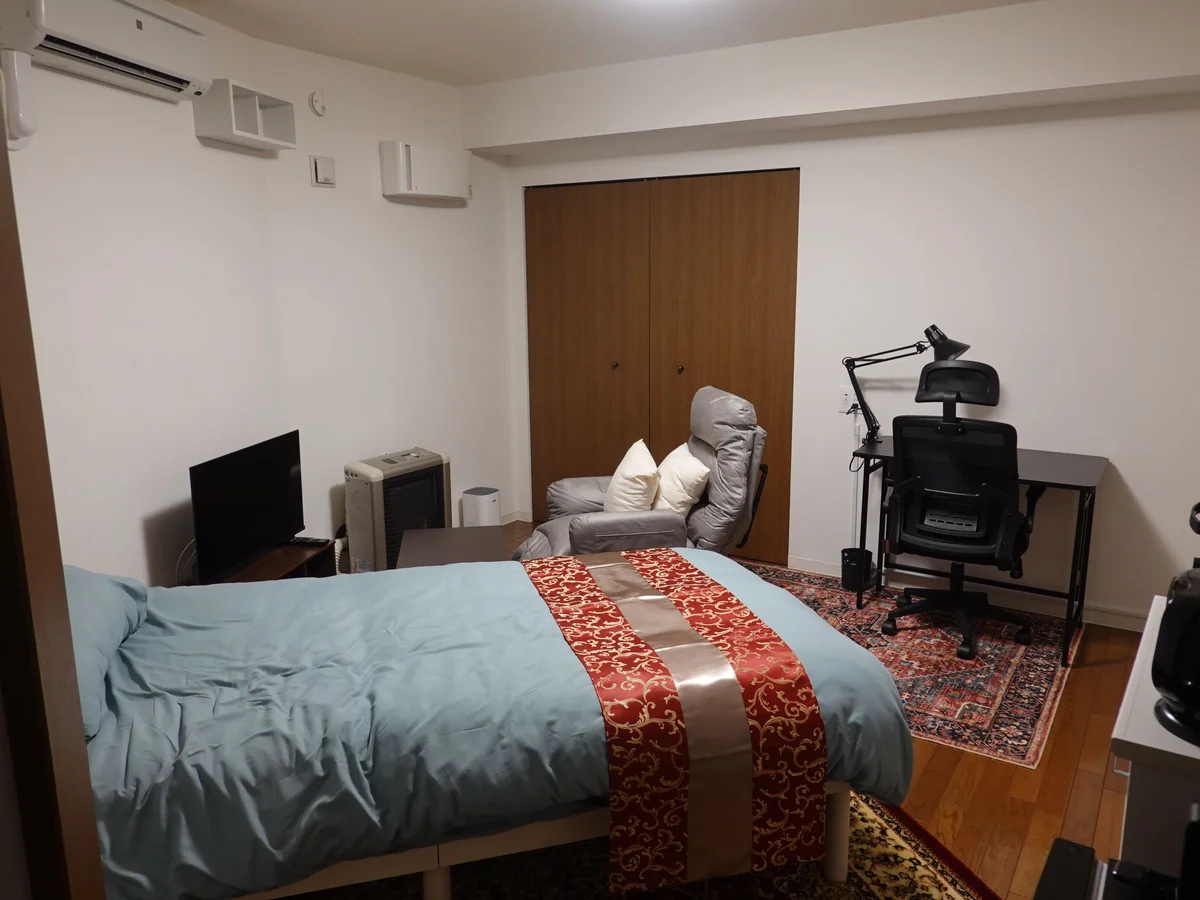 明るくナチュラルな雰囲気の広々した1Rのお部屋です。