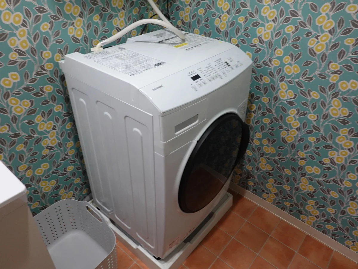乾燥機付全自動洗濯機で洗濯から乾燥までノンストップで完了します。
