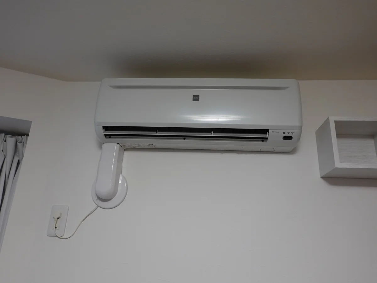 エアコン完備です。