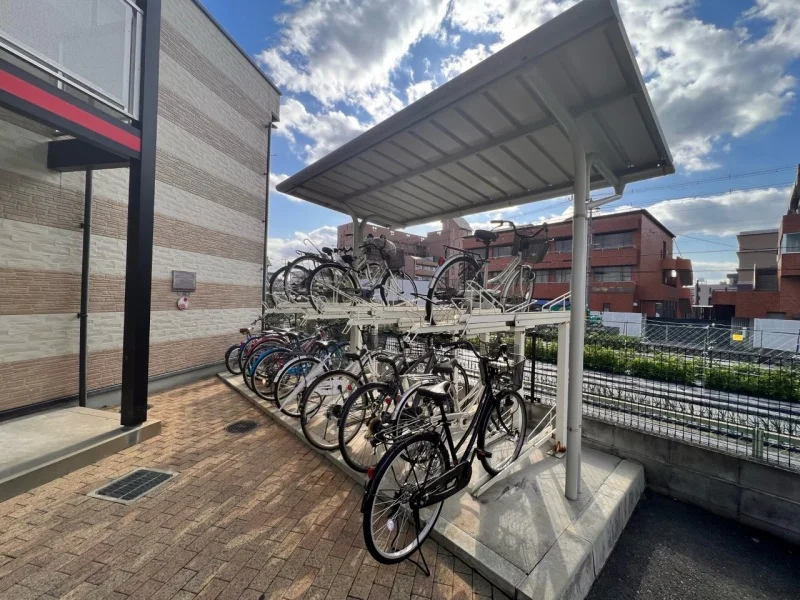 駐輪スペースです。