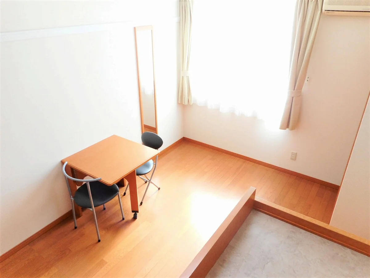 ベッドからのアングルです