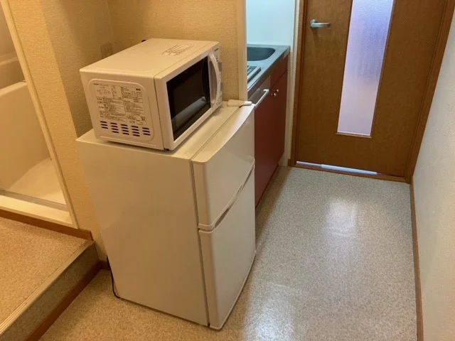 冷蔵庫、電子レンジ
