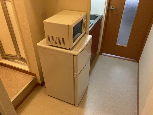 冷蔵庫、電子レンジ