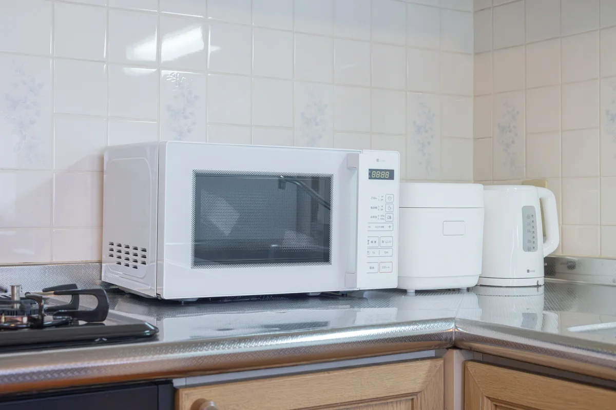 電子レンジ、ケトル