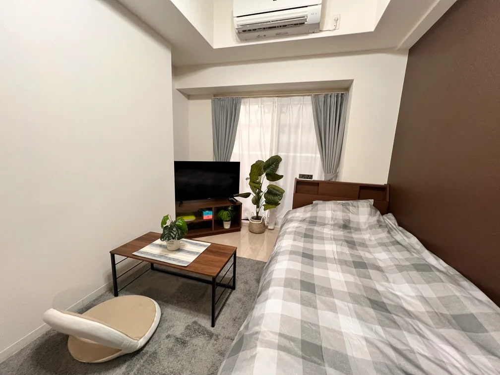 落ち着いた室内です