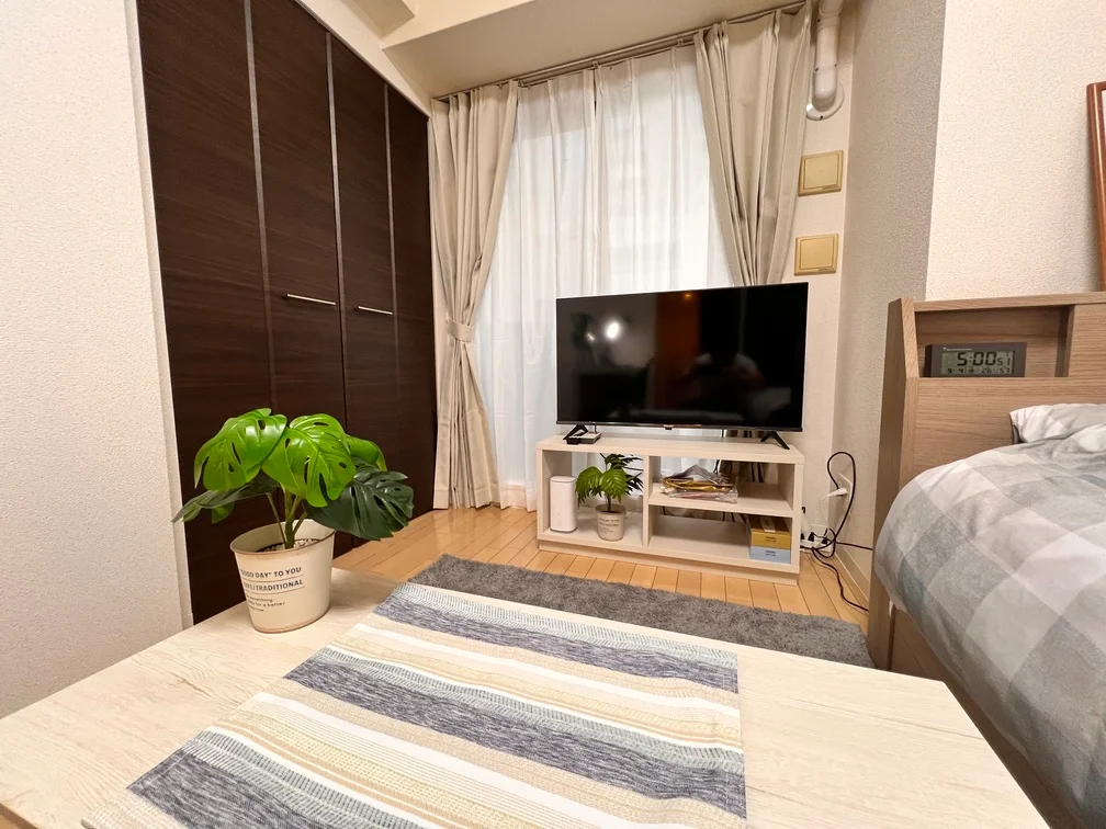 youtubeなども楽しめるテレビを設置しています。