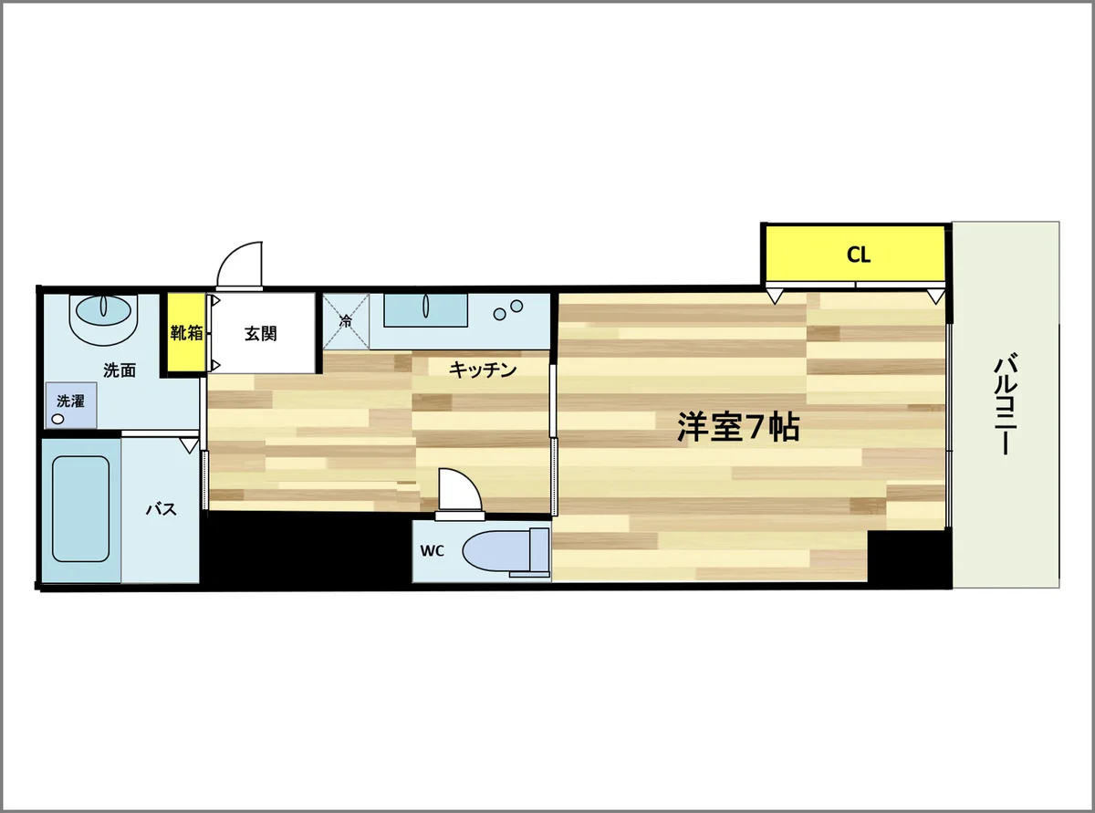 使い勝手抜群の間取りです。