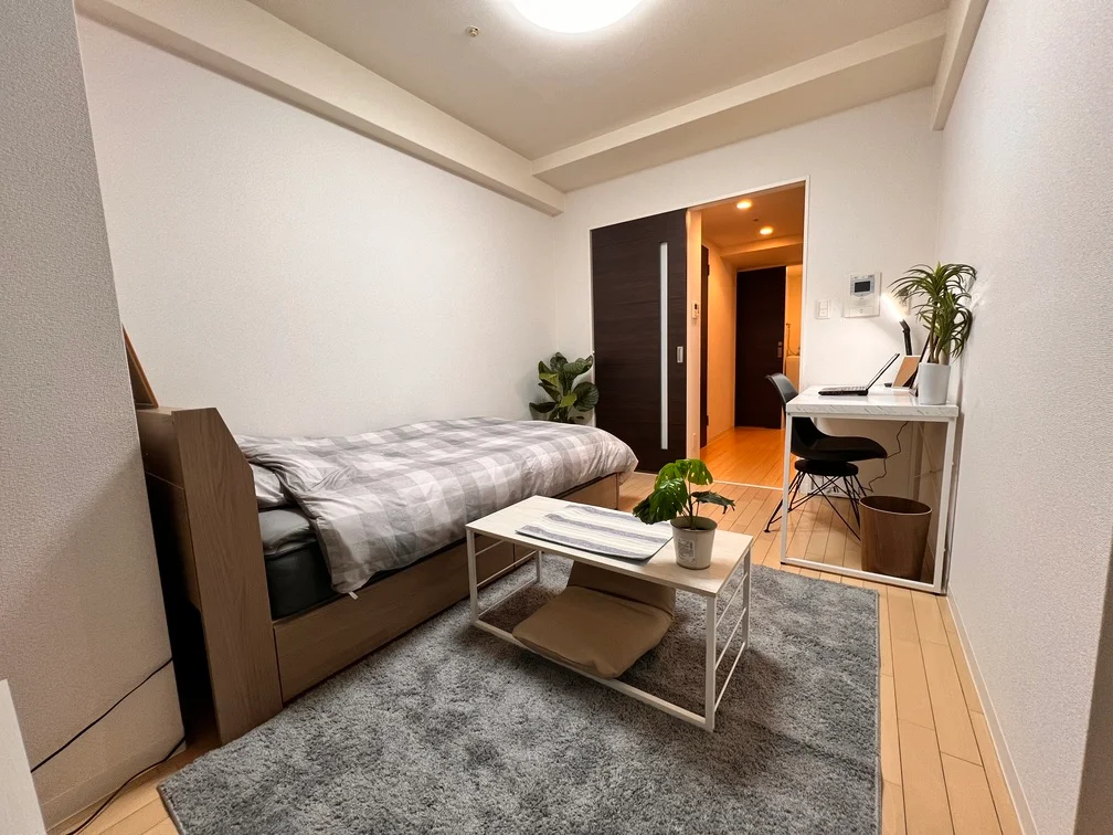 スライドドアなので部屋の使い勝手が抜群です。