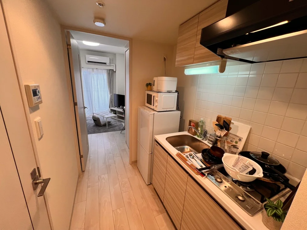 標準家電は設置済です。