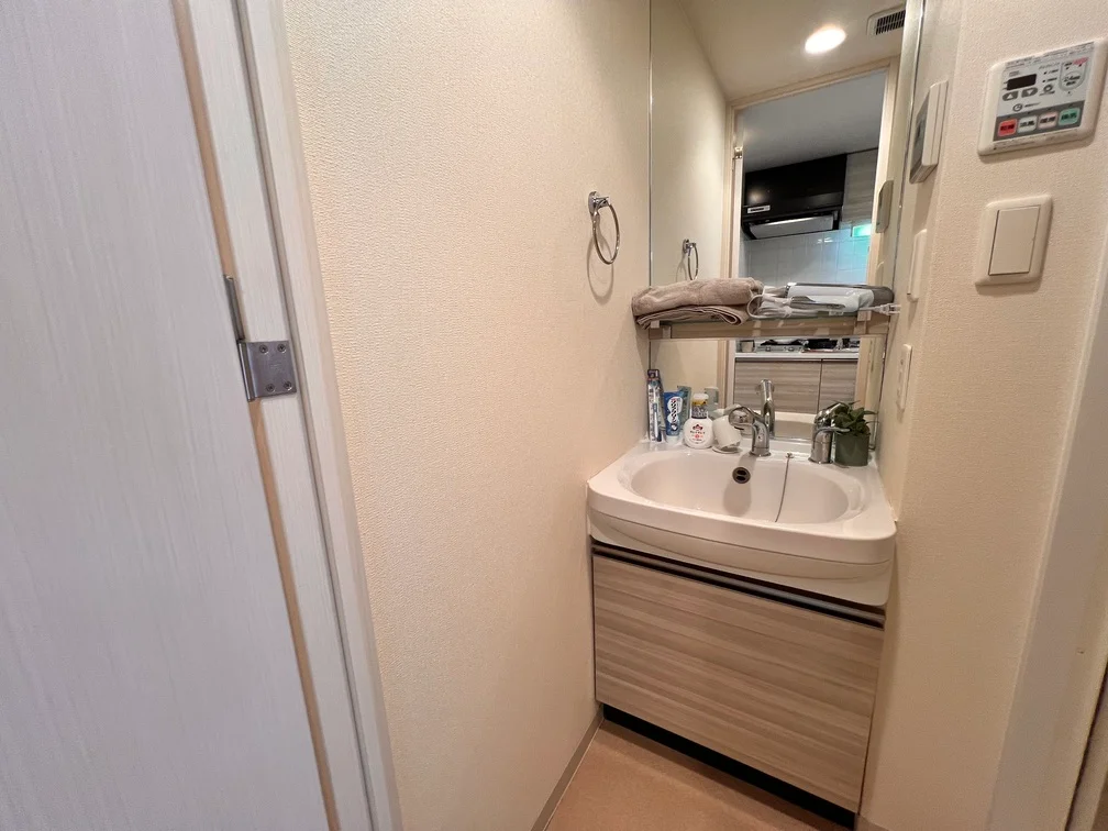独立洗面台で使い勝手抜群です。