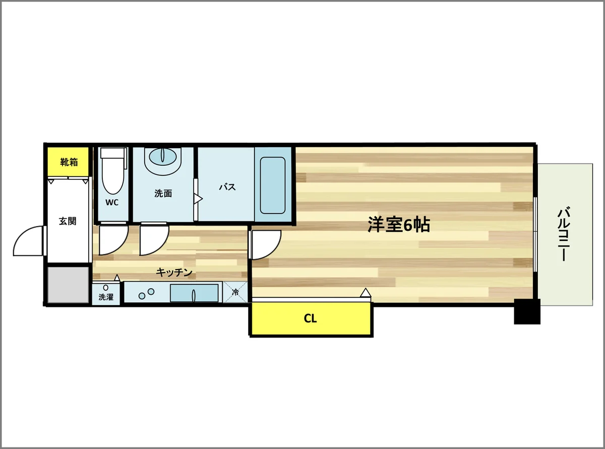 使い勝手抜群の間取りです。