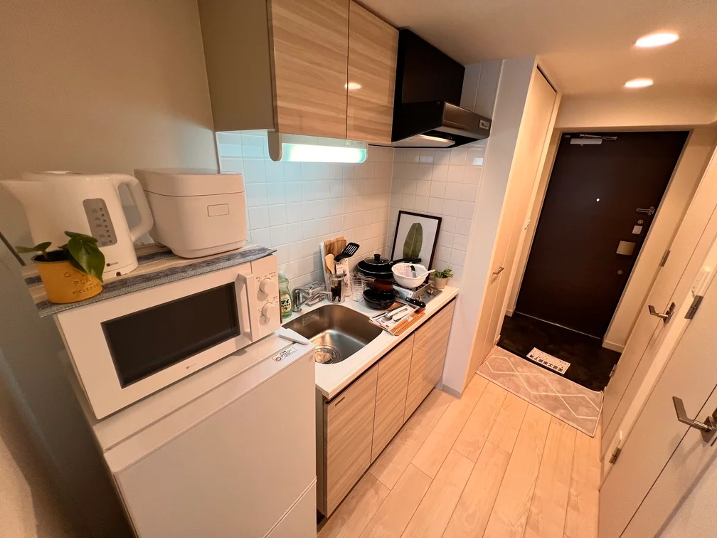 キッチン設備も充実しています。