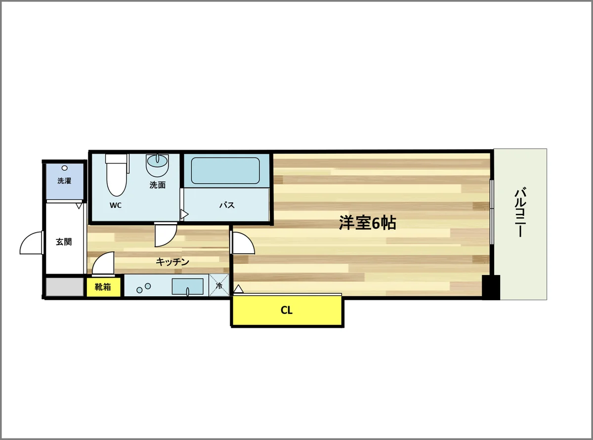使い勝手抜群の間取りです。