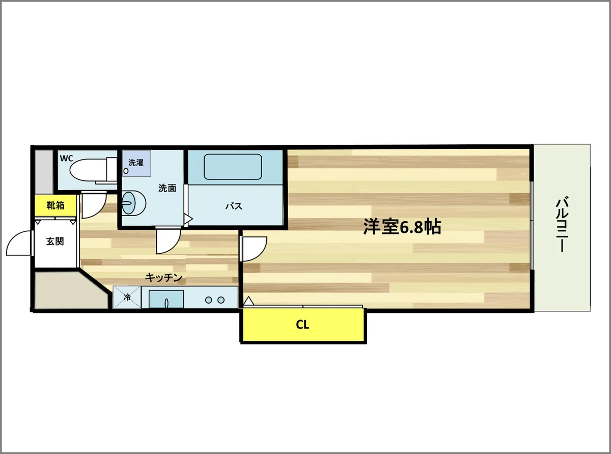 使い勝手抜群の間取りです。