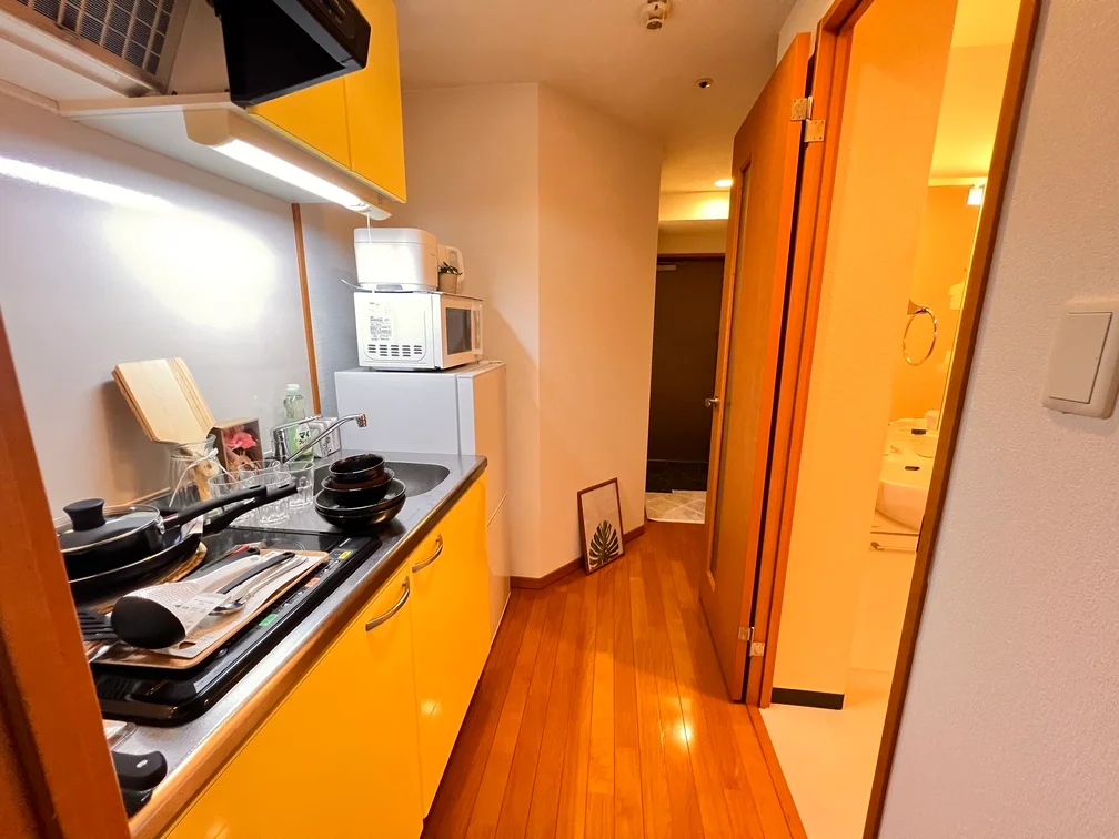 解放感のある廊下です。