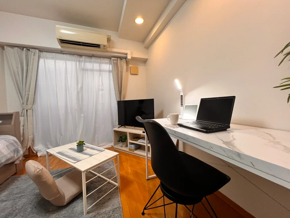 間接照明があり、オシャレなお部屋です。