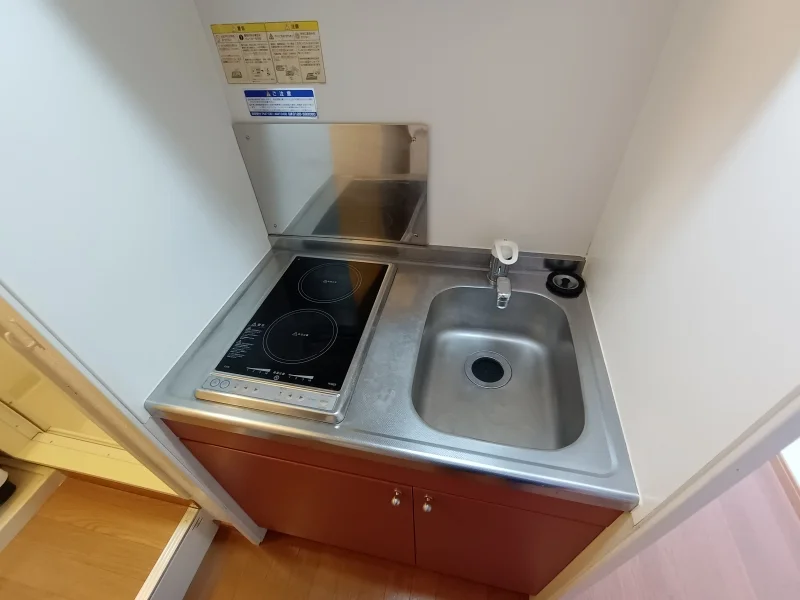 コンロは2口コンロです。