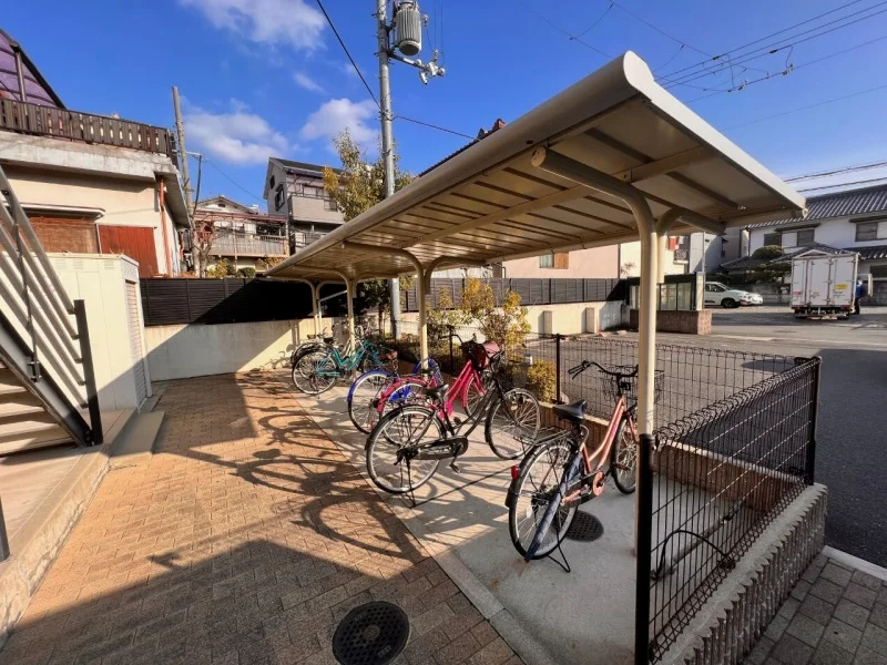 駐輪スペースです。