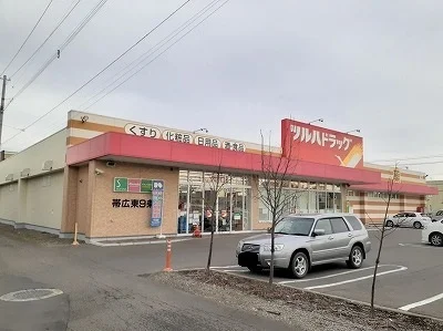 ツルハドラッグまで700m