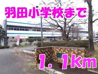 羽田小学校まで1100m