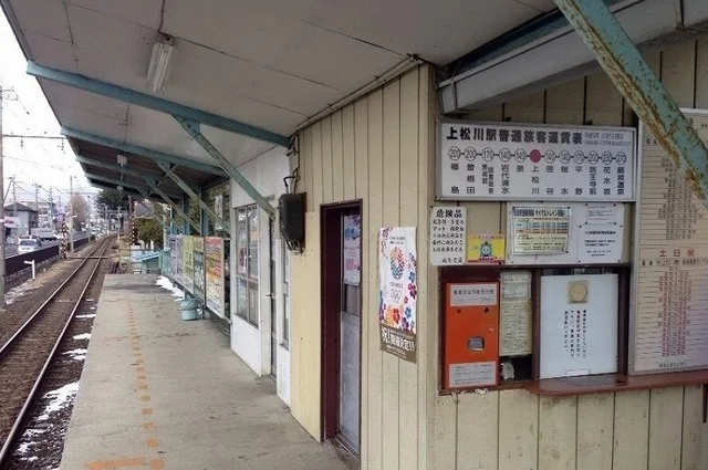 福島交通飯坂線上松川駅まで2700m