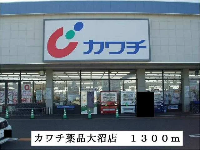 カワチ薬品大沼店まで1300m