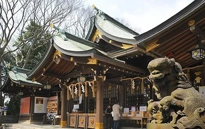 検見川神社まで1400m
