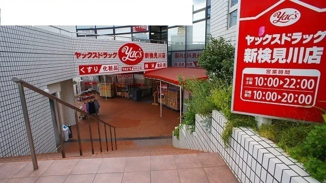 ヤックスドラッグまで1100m