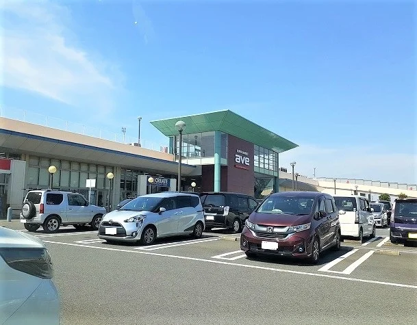 aveまで1300m