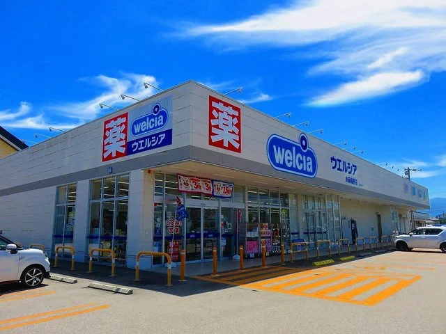 ウエルシアまで1100m