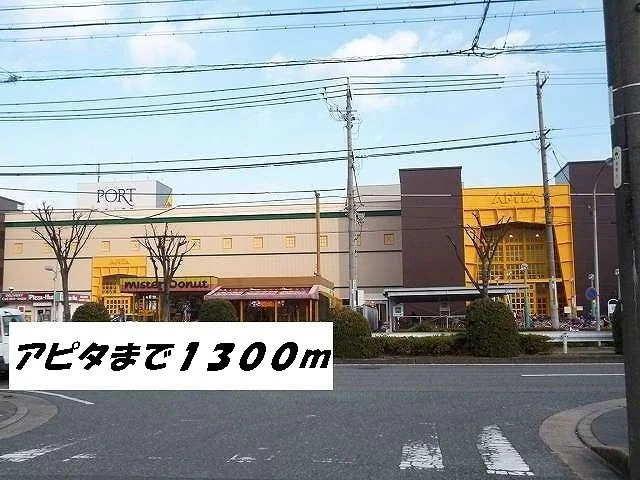 アピタまで1300m
