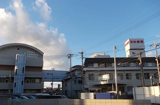 河西田村病院様まで950m