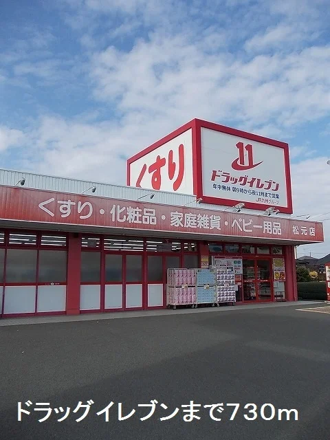 ドラッグイレブンまで730m