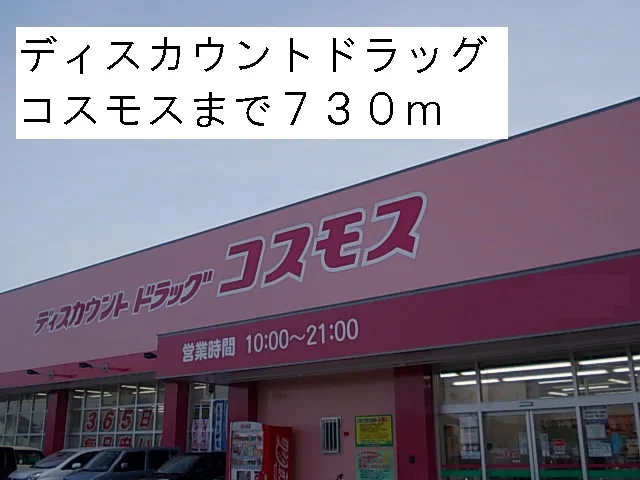 ドラッグコスモスまで730m