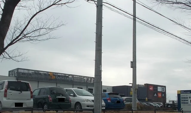 三井アウトレットパーク仙台港まで2500m