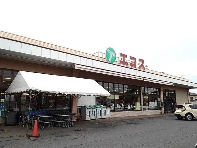 エコス　下館岡芹店まで800m