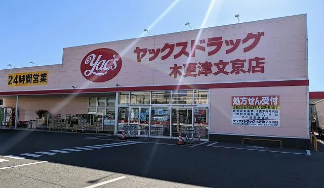 ヤックスドラッグ木更津文京店まで600m
